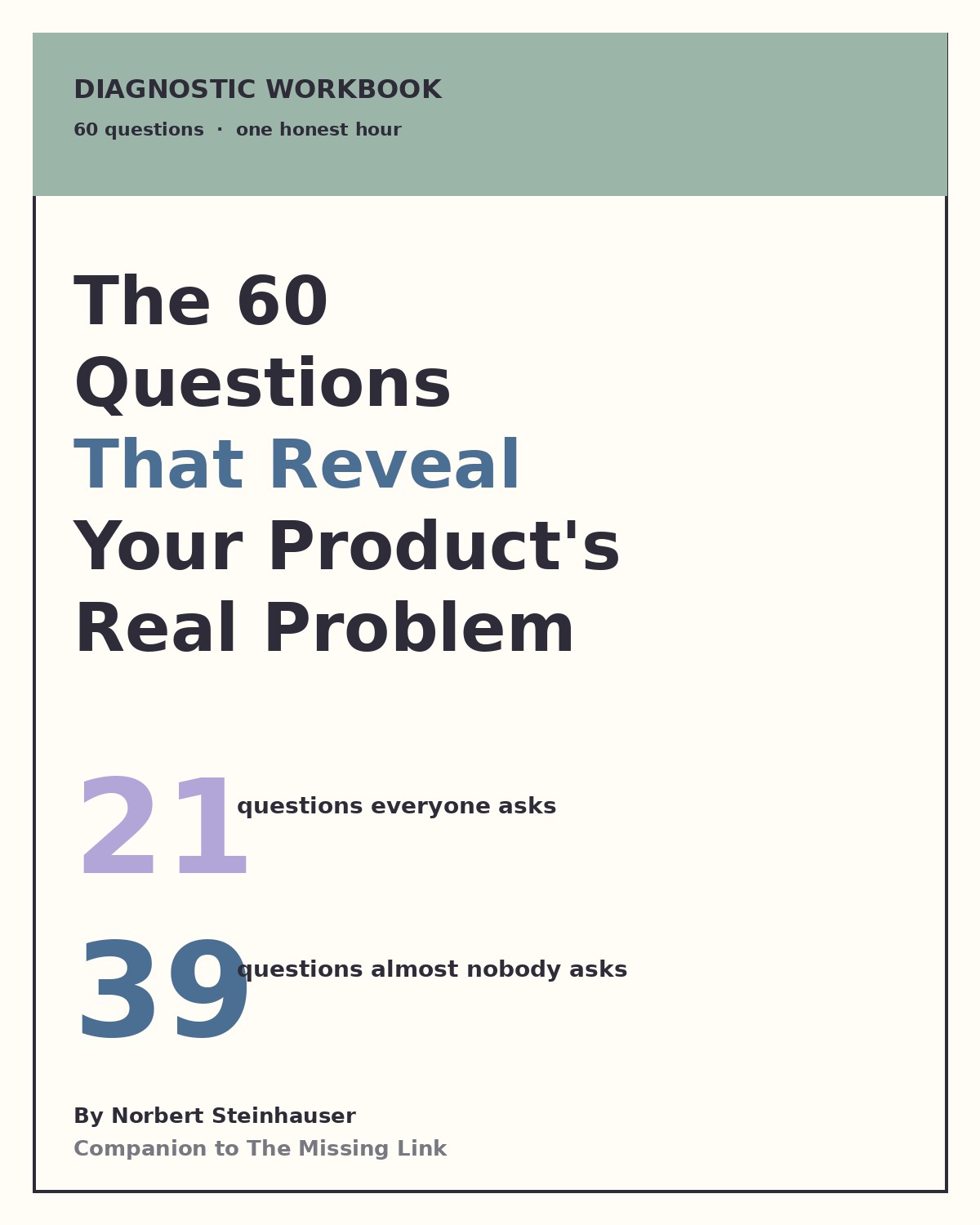 60 Questions Diagnostic Workbook